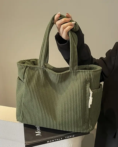 Tilda – Žebrovaná taška s detaily šňůrky