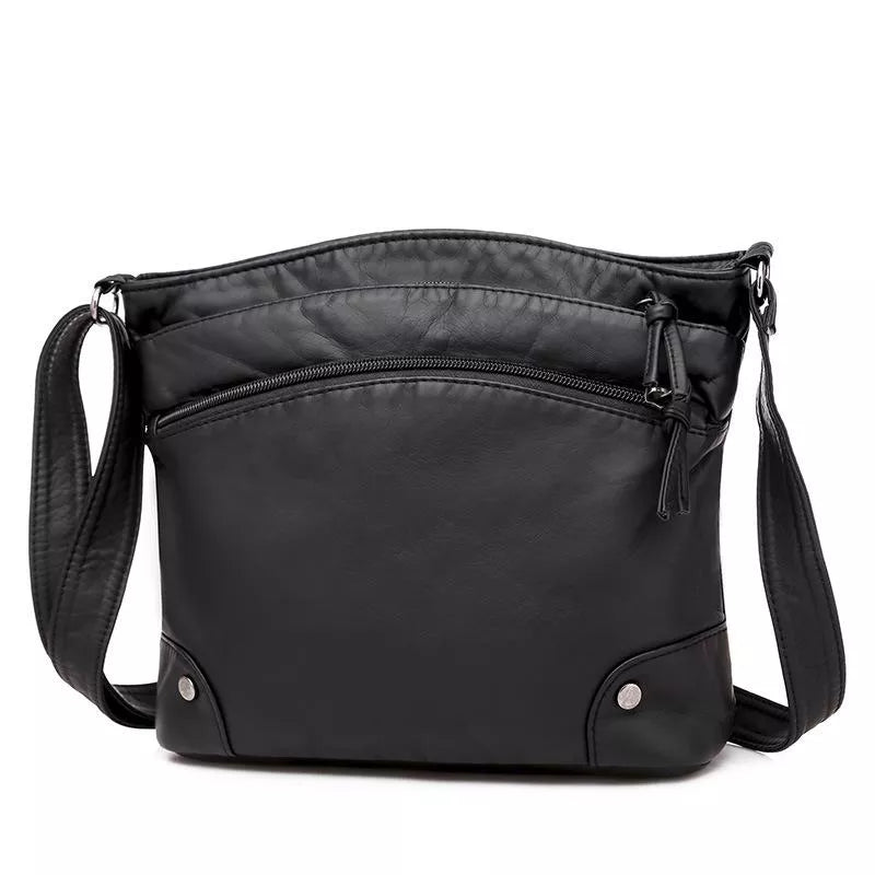 Anna™ - Stylová Kožená Kabelka Přes Rameno