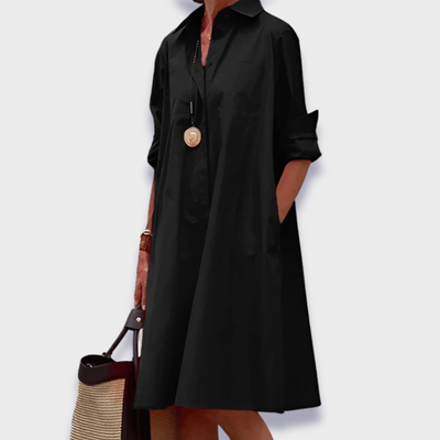 Bettina | Elegantní polo šaty z prémiové tkaniny
