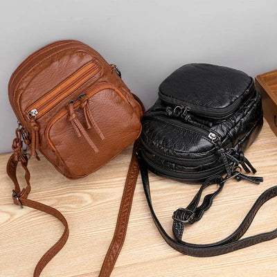 Ella™ - Stylová Kožená Kabelka přes Rameno