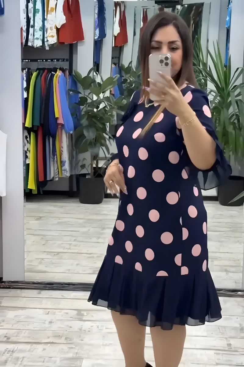 Rosa™ | Lehká Puntíkovaná Šaty