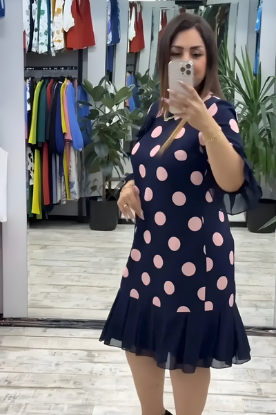 Rosa™ | Lehká Puntíkovaná Šaty