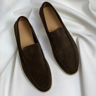 Elegantní semišové loafers