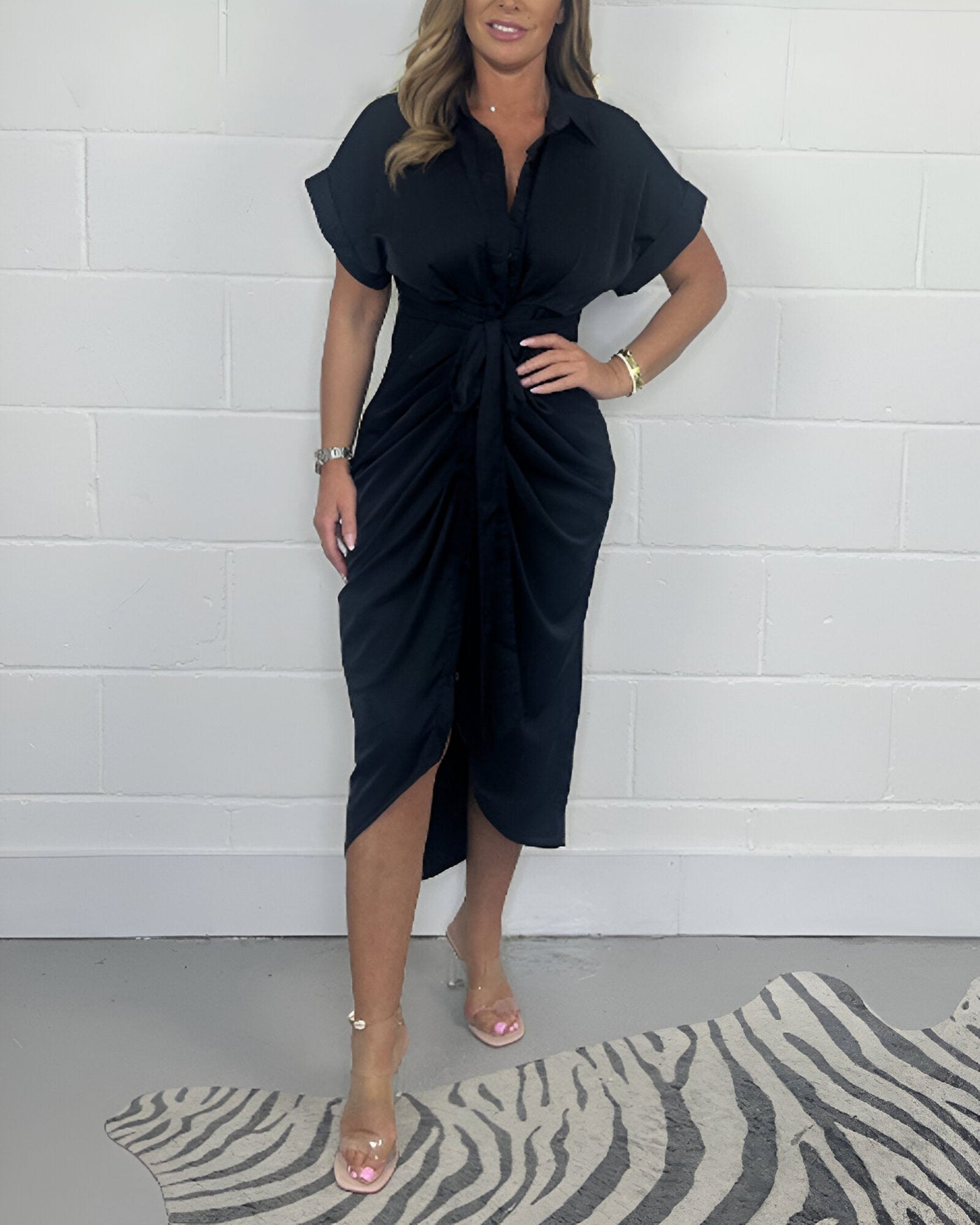 Amanda | Elegantní plisovaná šaty