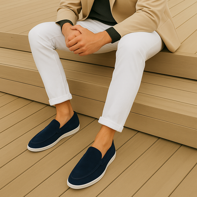 Elegantní semišové loafers
