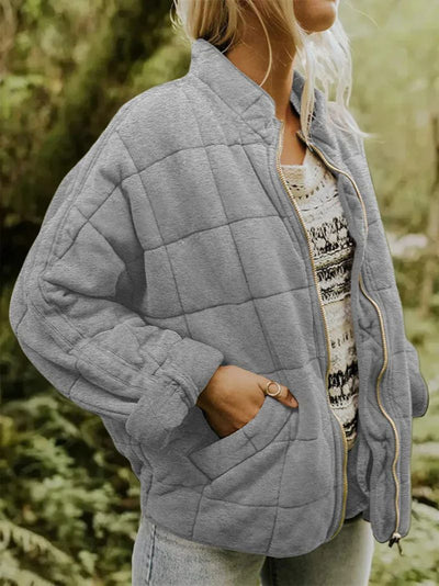 Anna - Zateplená bunda s elegantním, oversized vzhledem