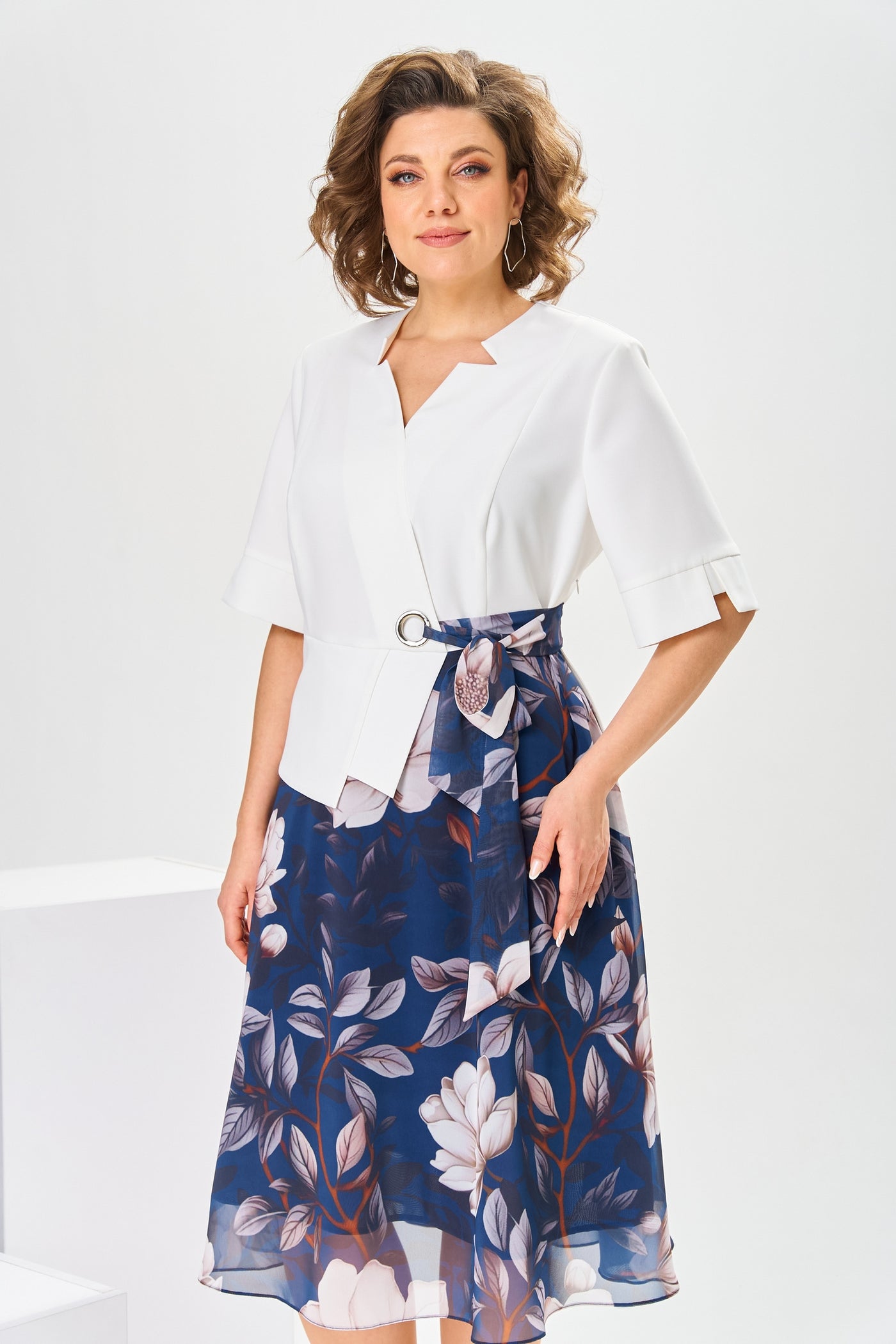 🌸【S-5XL】Vysoce kvalitní šaty z bavlny a hedvábí