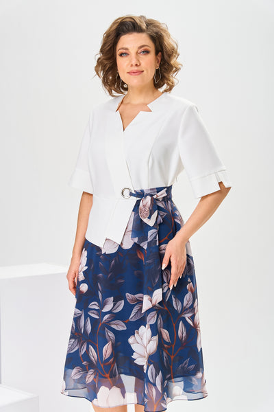 🌸【S-5XL】Vysoce kvalitní šaty z bavlny a hedvábí