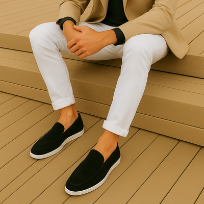 Elegantní semišové loafers