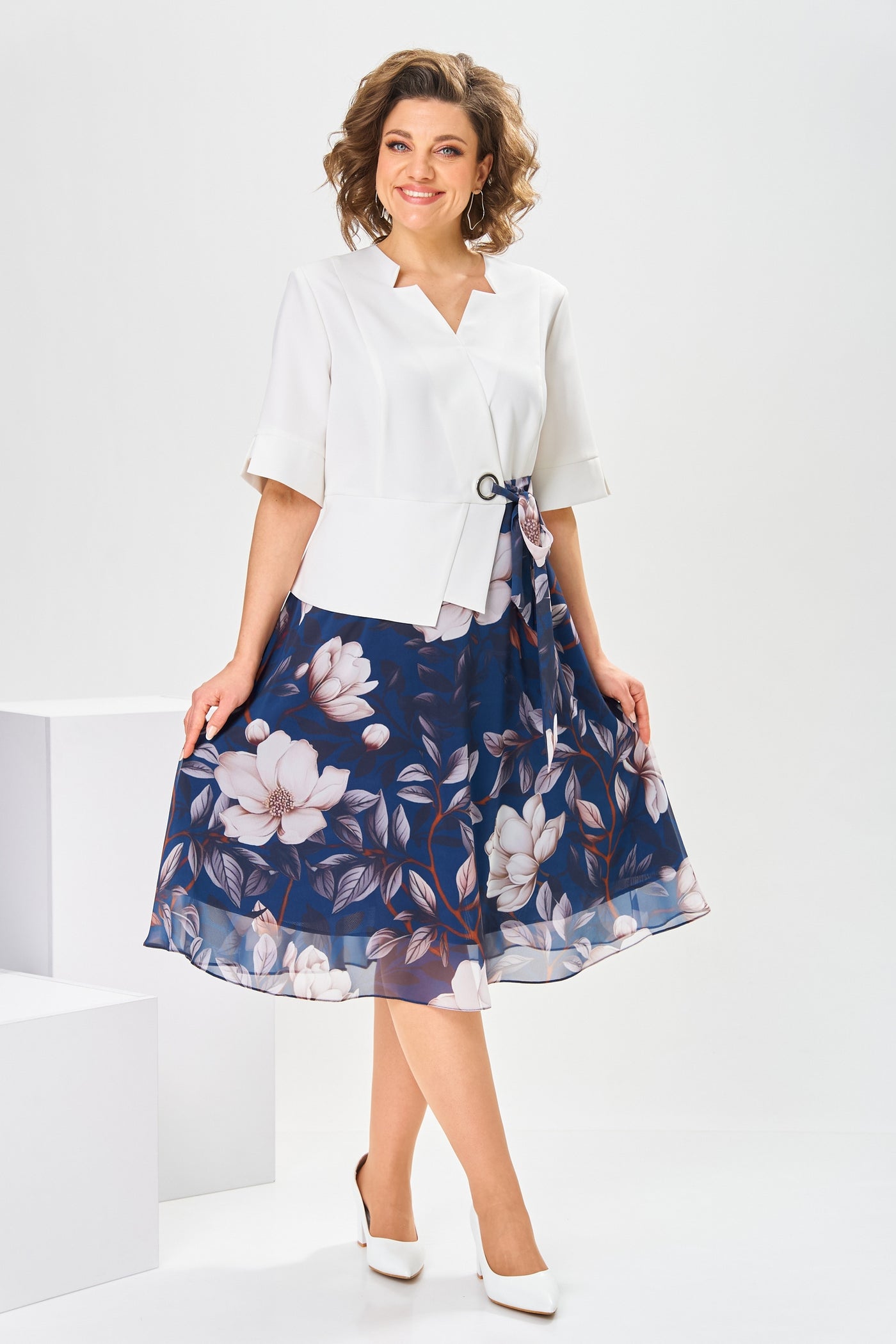 🌸【S-5XL】Vysoce kvalitní šaty z bavlny a hedvábí