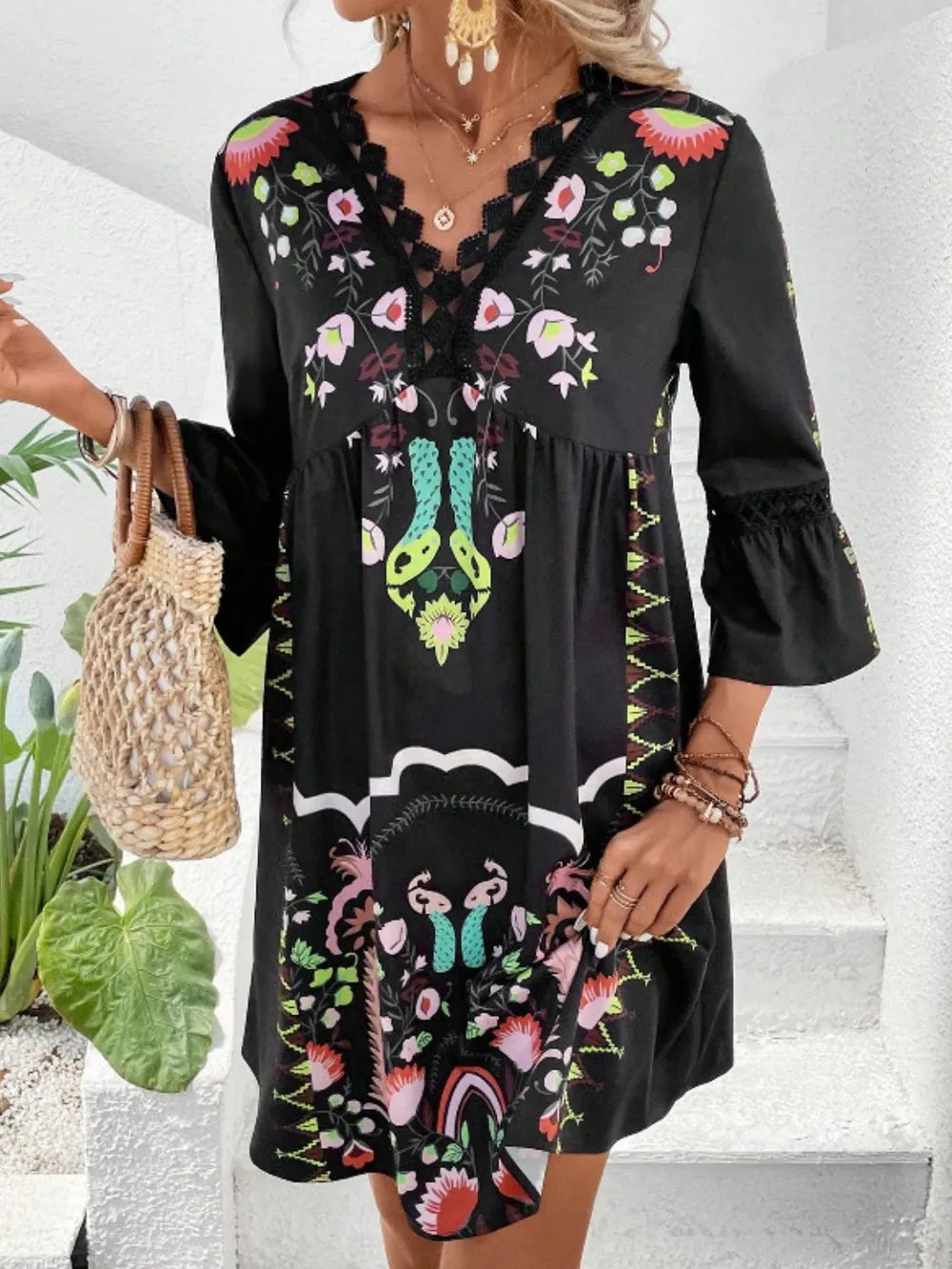 ISA | Boho mini šaty