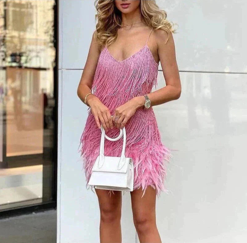 Brielle - Minišaty s peřím