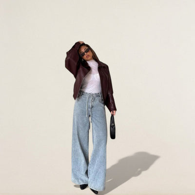 Andrea – Stylová koženková bunda pro každodenní outfit