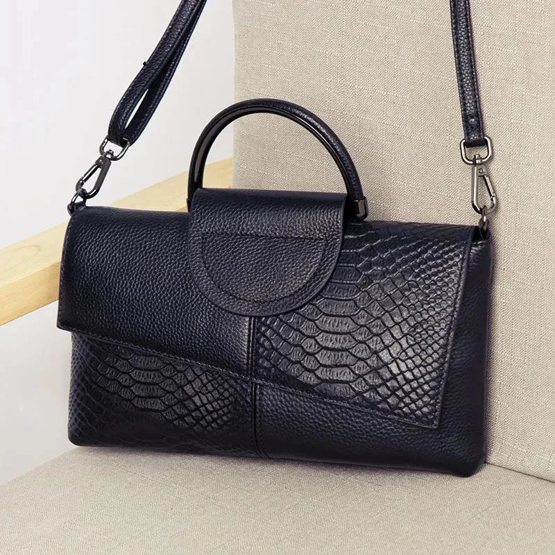 Celine™ - Elegantní černá kabelka s koženým vzhledem