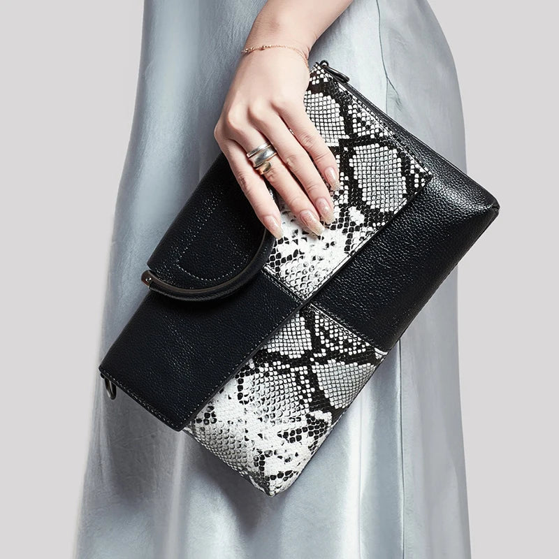 Celine™ - Elegantní černá kabelka s koženým vzhledem