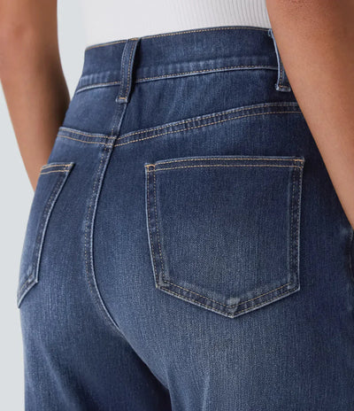 ComfortFit - Elastické a pohodlné kalhoty s vysokým pasem