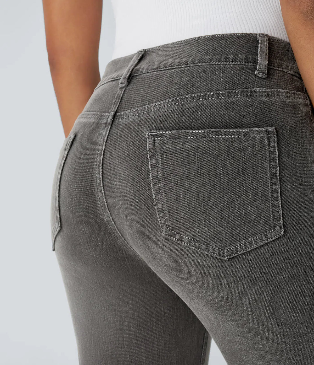 ComfortFit - Elastické a pohodlné kalhoty s vysokým pasem