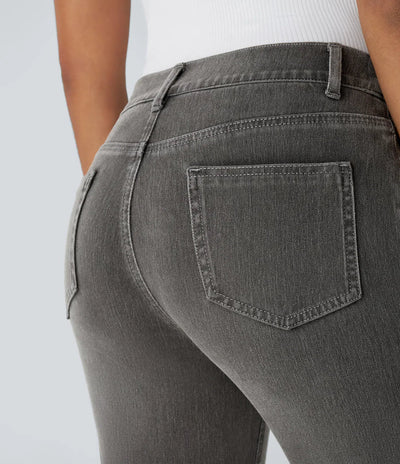 ComfortFit - Elastické a pohodlné kalhoty s vysokým pasem