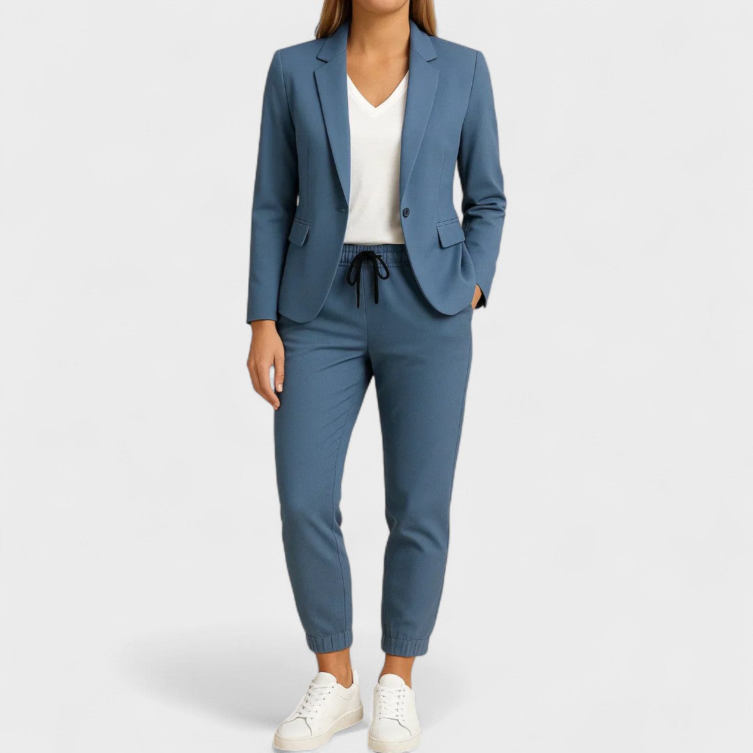 Klára - Elegantní souprava s bundou a kalhotami