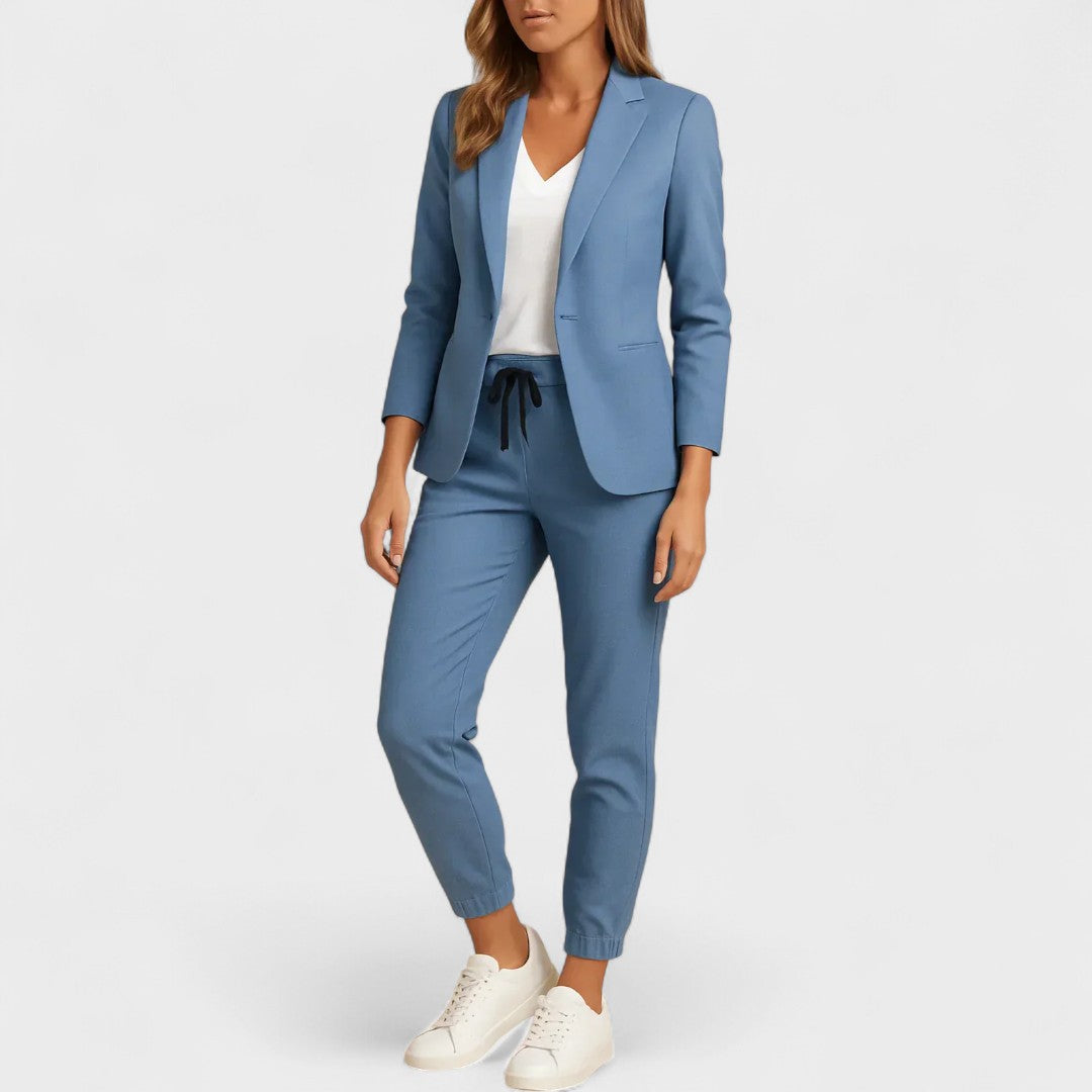 Klára - Elegantní souprava s bundou a kalhotami