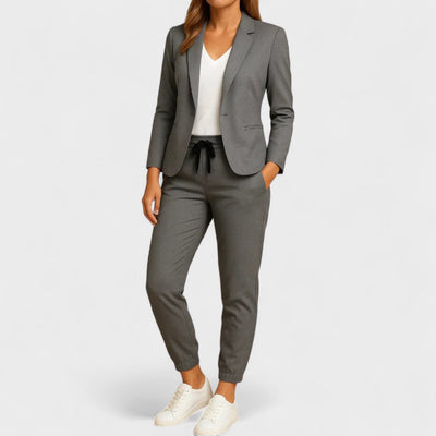 Klára - Elegantní souprava s bundou a kalhotami