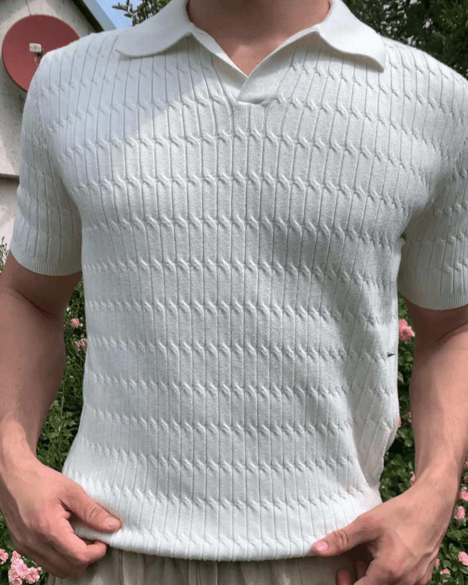 Pletené polo tričko Hercules