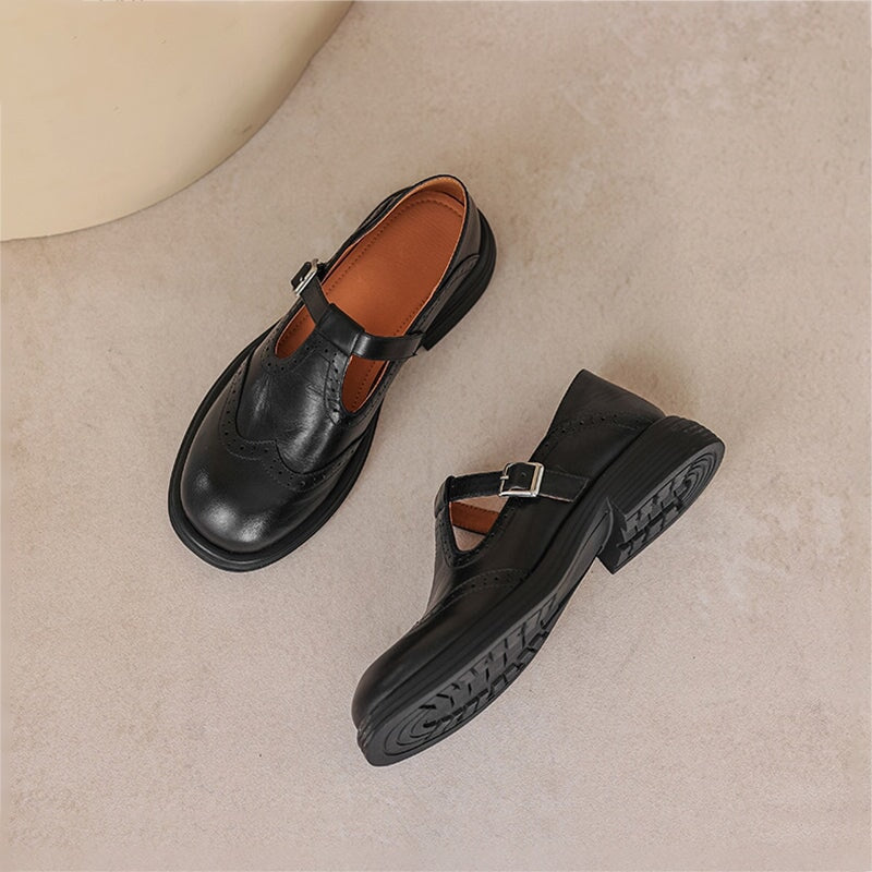 VERDA™ – ELEGANTNÍ MARY JANE BOTY Z KŮŽE