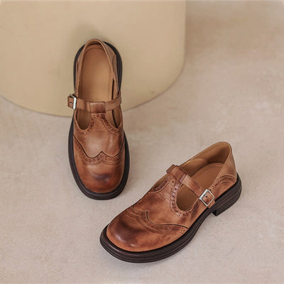 VERDA™ – ELEGANTNÍ MARY JANE BOTY Z KŮŽE