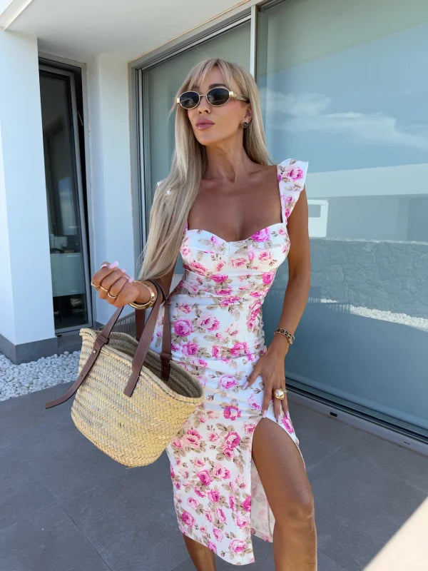 HELENA - ŠATY S BOČNÍM ROZPARKEM